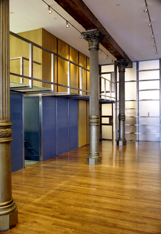 New York loft catwalk