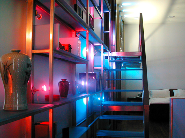 New York loft catwalk