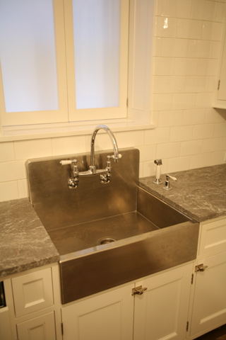 Custom fabricated sink