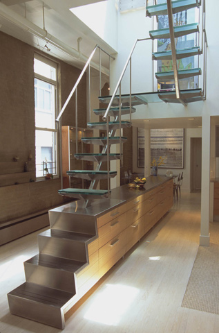 New York Loft Stairs