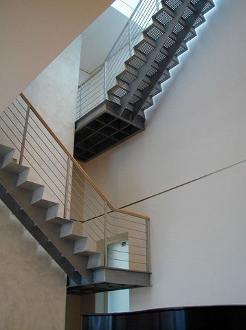 Perforated Steel Staircase
